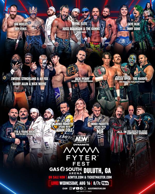 AEW Dynamite #203 - Fyter Fest 2023 - Night 1 (2023-08-23) - Results ...