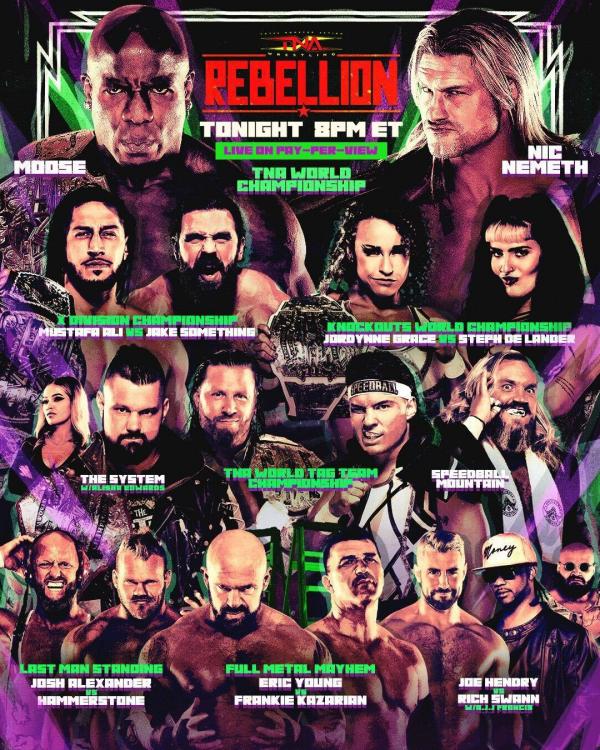 TNA Rebellion 2024 (20240420) Results